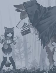 big bad wolf from little red riding hood by hamsterfragment