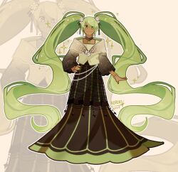 hatsune miku from vocaloid
