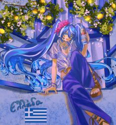 hatsune miku from vocaloid