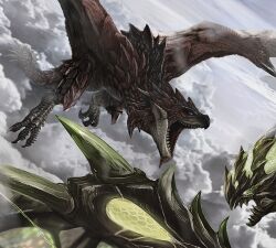 rathalos from monster hunter (series) by nutuki