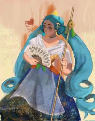 hatsune miku from vocaloid