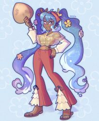 hatsune miku from vocaloid