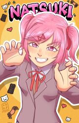 natsuki (doki doki literature club) from doki doki literature club