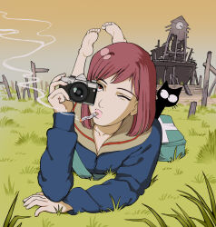 samejima mamimi from flcl by giganticbuddha