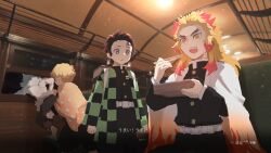 agatsuma zenitsu from kimetsu no yaiba by samidare (hoshi)