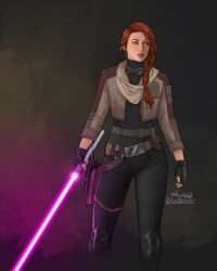 mara jade from star wars by jr bartok
