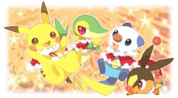 oshawott from christmas by moka-momaka