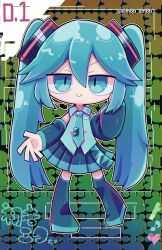 hatsune miku from vocaloid by kimoti omoti