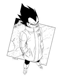 vegeta from dragon ball by fenyon