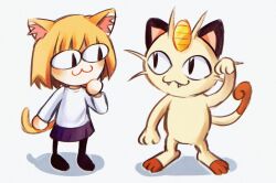meowth from pokemon by ch3wry