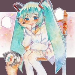 hatsune miku from mimukauwa nice try (vocaloid)