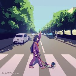 romero (zombie land saga) from abbey road