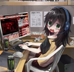 kuroki tomoko from monster energy