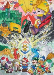 bowser from paper mario