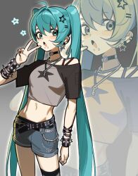 hatsune miku from vocaloid by erinartista