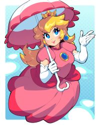 princess peach from super mario bros.