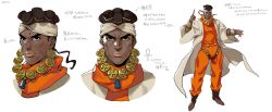 mohammed avdol from jojo no kimyou na bouken by kotatsu (g-rough)