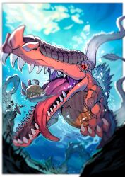 leviamon from digimon by currynoodle art