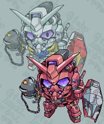 red gundam from gundam by barutan
