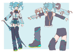 hatsune miku from vocaloid