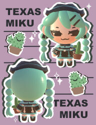 hatsune miku from vocaloid