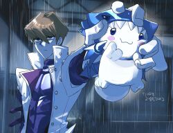 blue-eyes white dragon from fuwa fuwa cinnamoroll