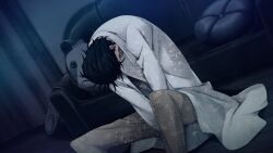 okabe rintarou from steins;gate by huke