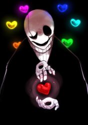 w.d. gaster from undertale by apfel