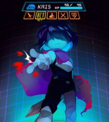 kris (dark world) (deltarune) from deltarune by qiinamii