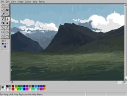 microsoft paint (software) fan art
