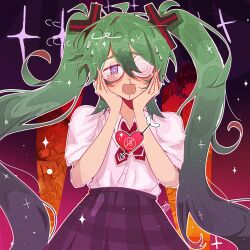 hatsune miku from confessions of a rotten girl (vocaloid) by starfishkoi