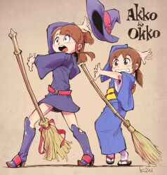kagari atsuko from little witch academia by kiichi