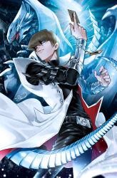 blue-eyes white dragon from yu-gi-oh! by moneko