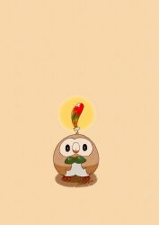 rowlet from pokemon by zozozoshion
