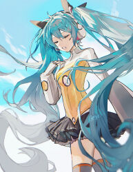 hatsune miku from odds & ends (vocaloid)