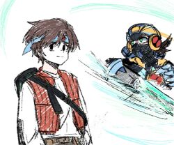 lan hikari (mega man) from mega man (series)