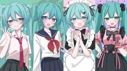 hatsune miku from monster energy by yukia 1128
