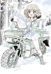 akiyama yukari from girls und panzer