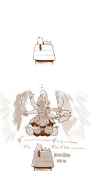 snoopy from peanuts (comic) by hanomido