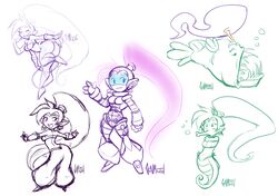 shantae (character) from mighty no. 9 by gunmouth