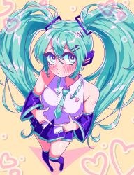 hatsune miku from vocaloid