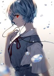 ayanami rei from neon genesis evangelion by ceru