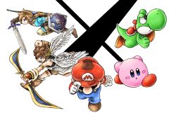 kirby from kid icarus by kicdon