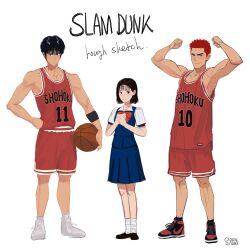 akagi haruko from slam dunk (series)