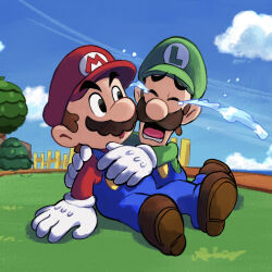 luigi from mario & luigi: brothership by yamari (ya mari 6363)