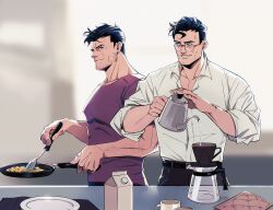 bruce wayne from batman (series) by coffee maker