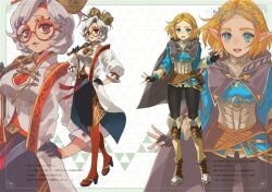 princess zelda from the legend of zelda by ito noizi