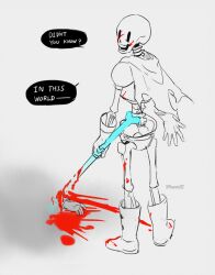 papyrus (undertale) from undertale by powaro02