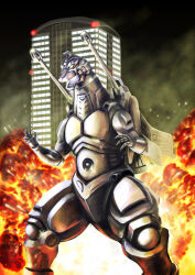 mechagodzilla from godzilla (series) by nyoruniru