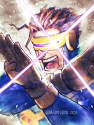 cyclops (x-men) from marvel by quasimodox